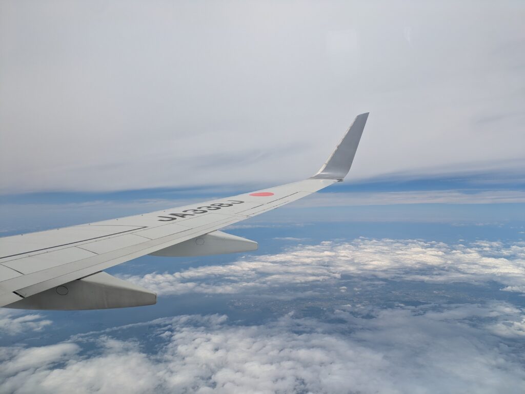飛行機からの眺め