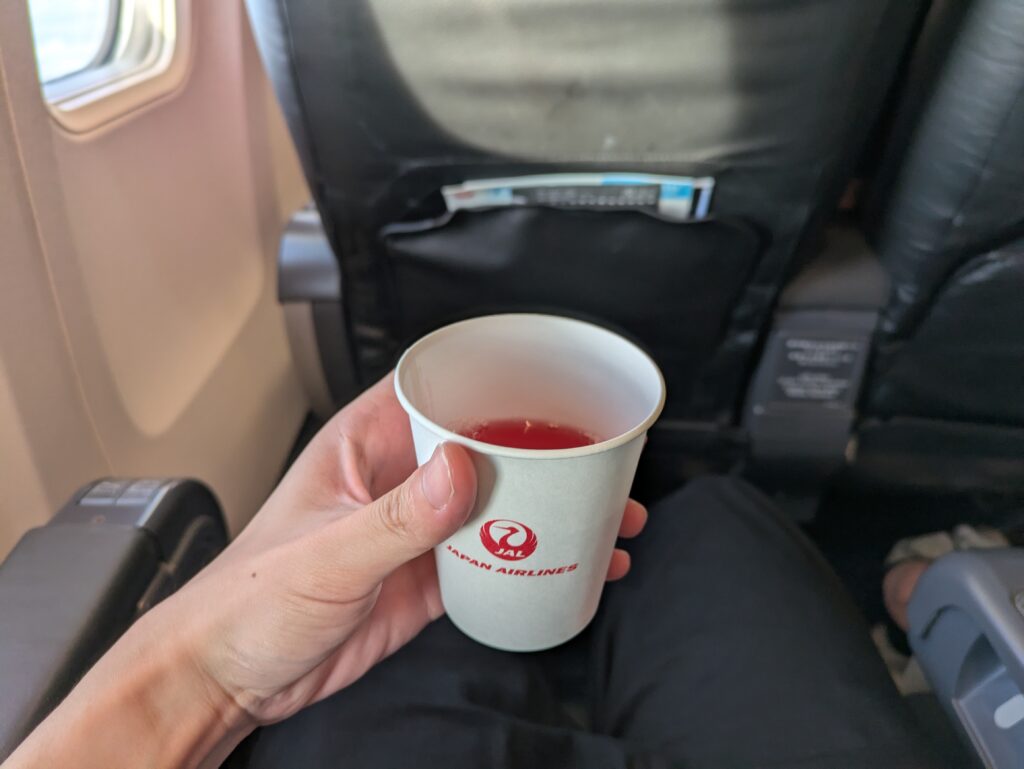 JALの機内サービスドリンク