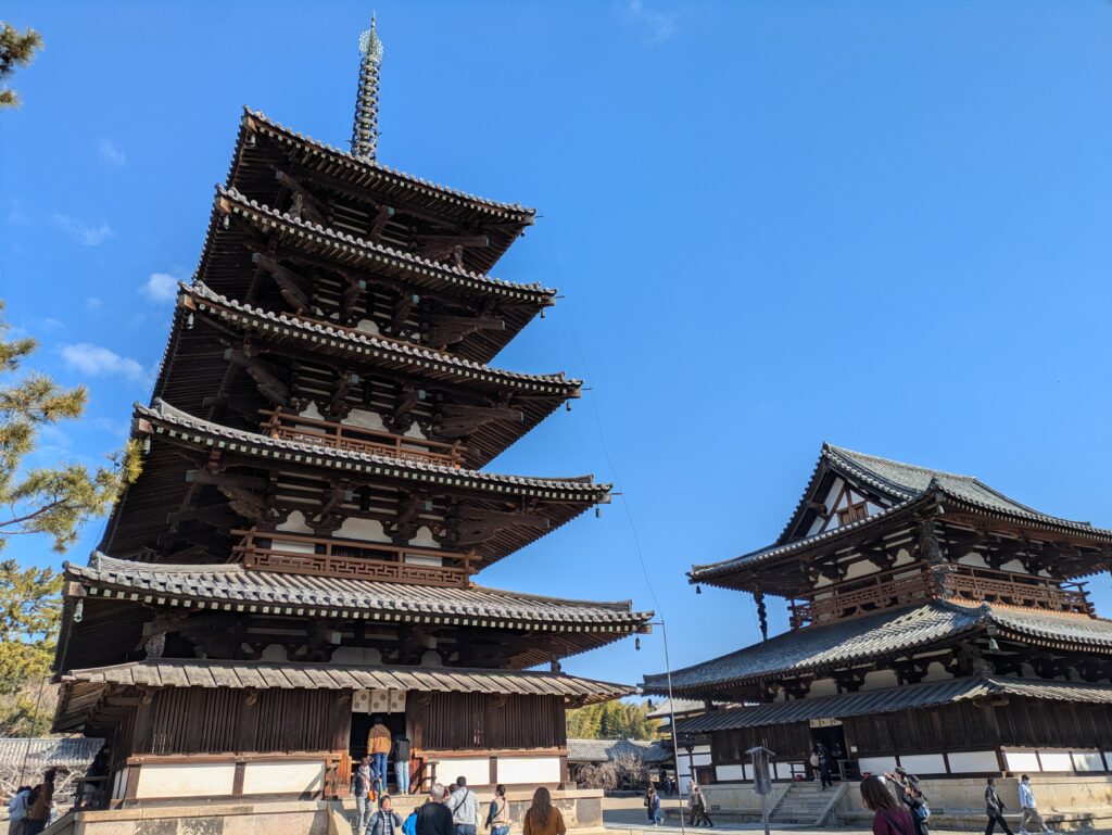 法隆寺の五重塔