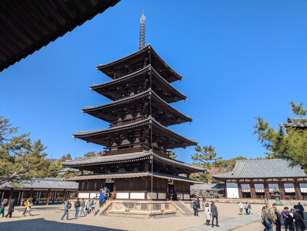 法隆寺の五重塔