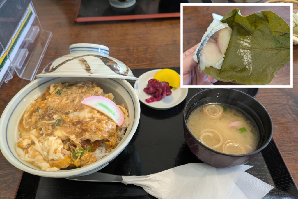 法隆寺観光のときに食べた昼食