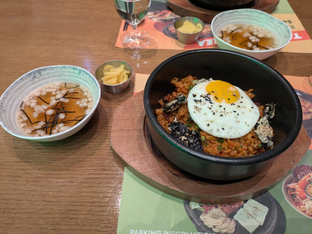 インスパイアでの食事